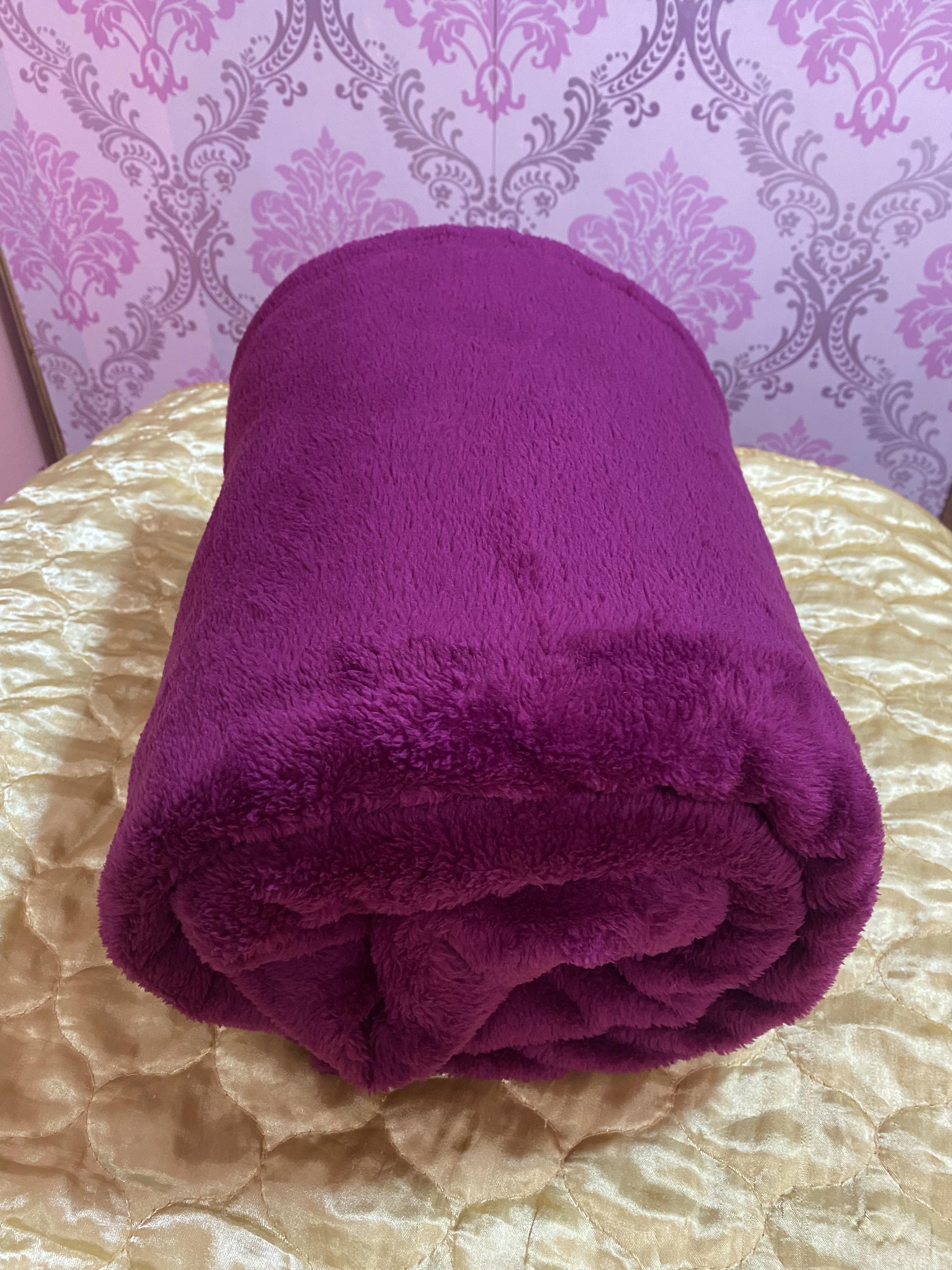 ผ้าห่มขนฟูอ่อนนุ่มๆ สวยๆ คุณภาพดี ขนาด 175x210cm