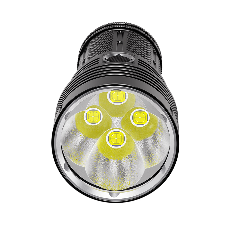 ไฟฉายจับถือ ขนาดกลาง Natfire PK40 P90*4 LED 12000 LM
