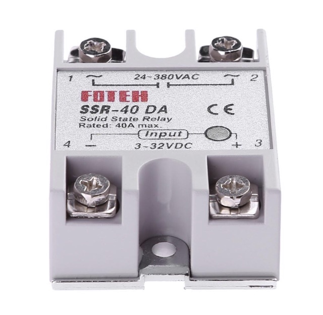 Solid State Relay SSR-40DA 40A รีเลย์แบบไร้หน้าสัมผัส โซลิดสเตตรีเลย์