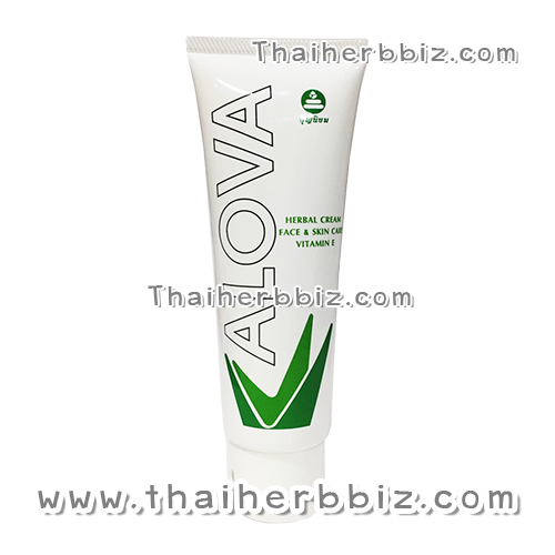 ครีมสมุนไพรบำรุงผิวอโลว่า บ้านราช (100g)