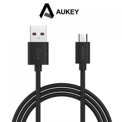 สายชาร์จ/ซิงค์ Aukey 6.6 ft. Micro USB 2.0 Data Sync Charge Cable ยาว 2 เมตร (สีดำ) (CB- D9)