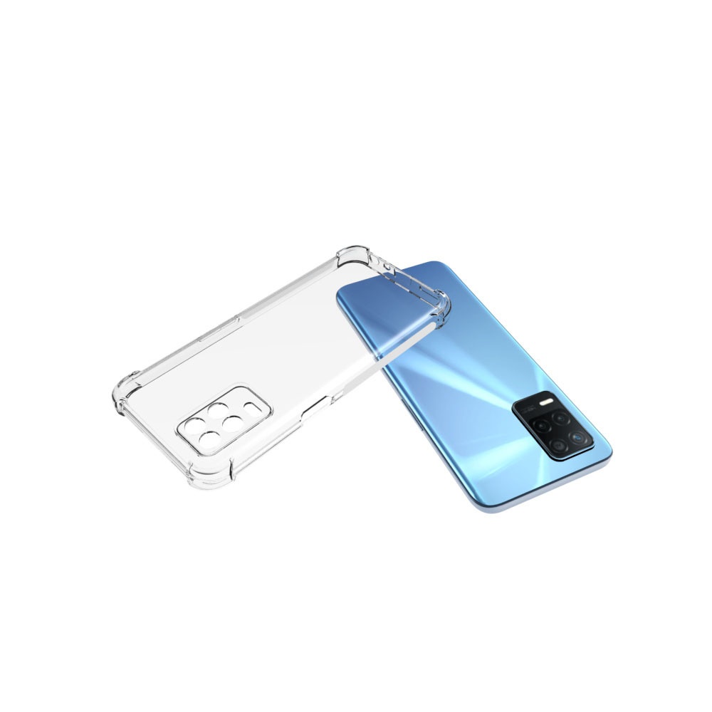 เคส Realme 8 5G แบบ TPU ใสเสริมขอบและมุมกันกระแทก