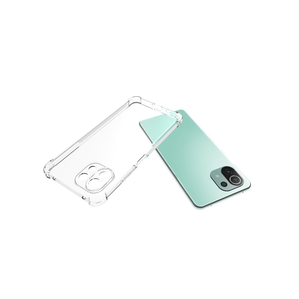 เคส Xiaomi Mi 11 Lite แบบ TPU ใสเสริมขอบและมุมกันกระแทก