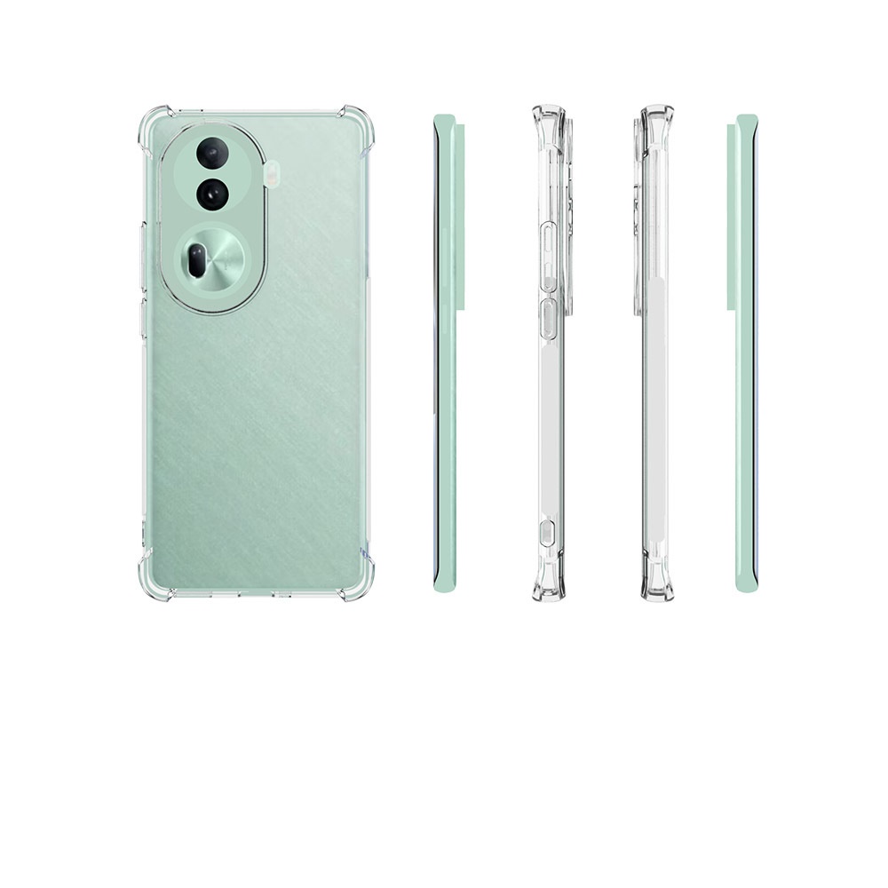 เคส OPPO Reno 11 Pro แบบ TPU ใสเสริมขอบและมุมกันกระแทก