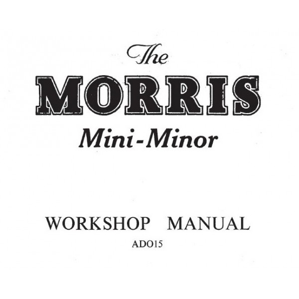 CD คู่มือซ่อม MORRIS MINI MINOR (AUSTIN MINI) เครื่องยนต์ 8MB