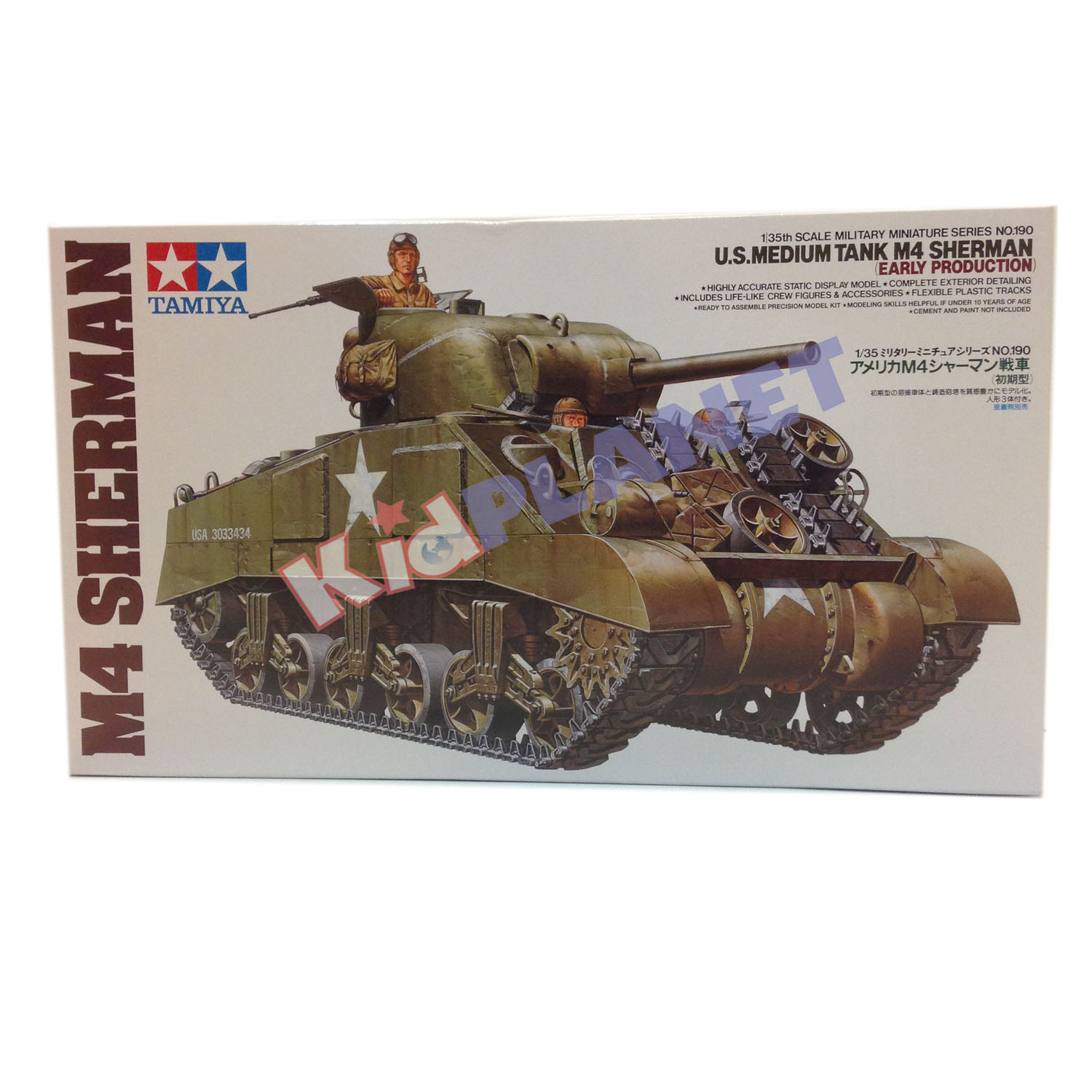 35190 TAMIYA MODEL 1/35 U.S. Medium Tank M4 Sherman