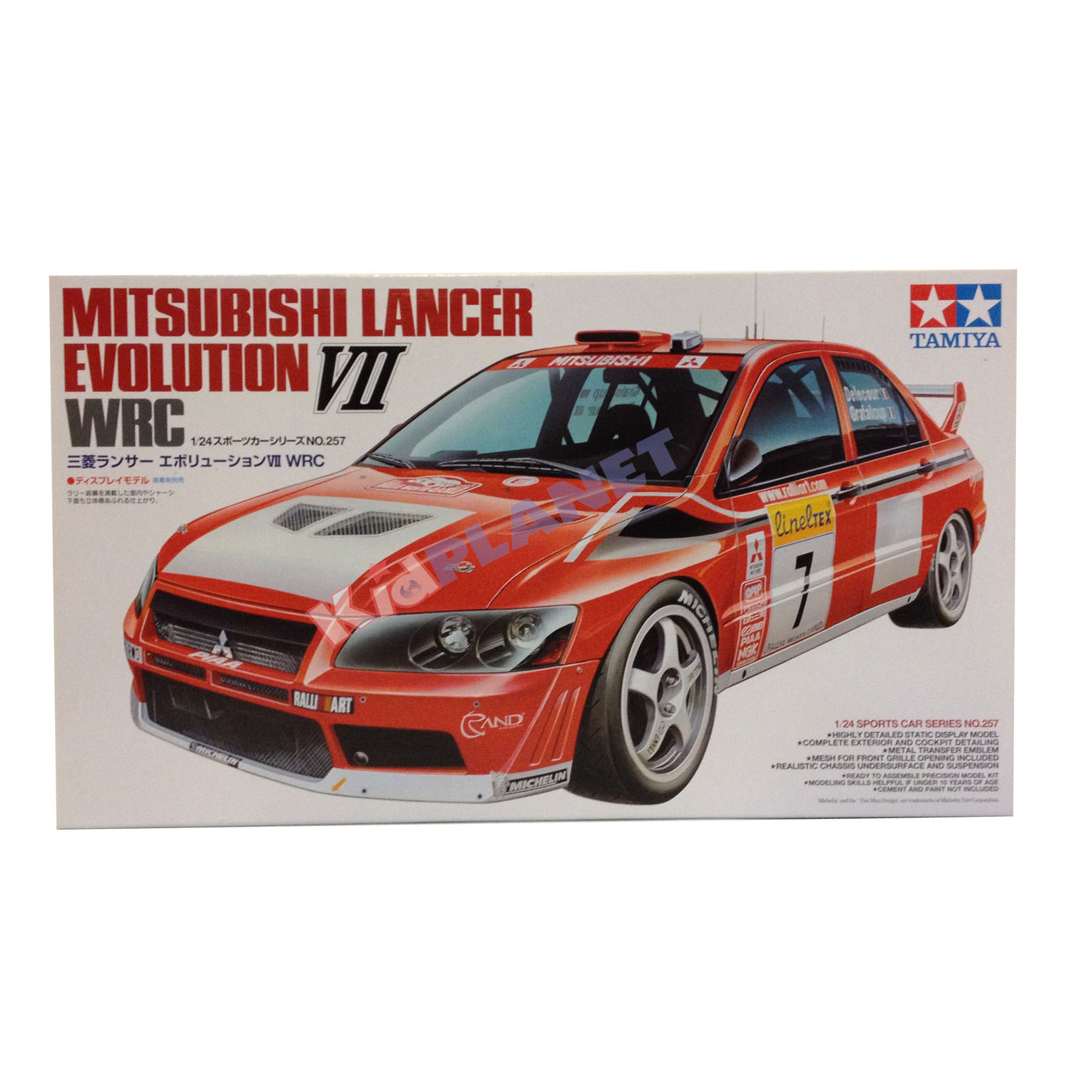 24257 1/24 MITSUBISHI Lancer Evolution VII WRC