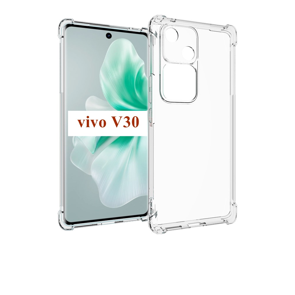 เคส Vivo V30 แบบ TPU ใสเสริมขอบและมุมกันกระแทก
