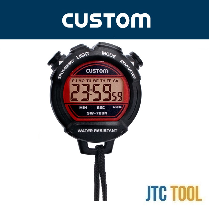 นาฬิกาจับเวลา - Drip-proof Stopwatch No.SW-709N [Brand: Custom]