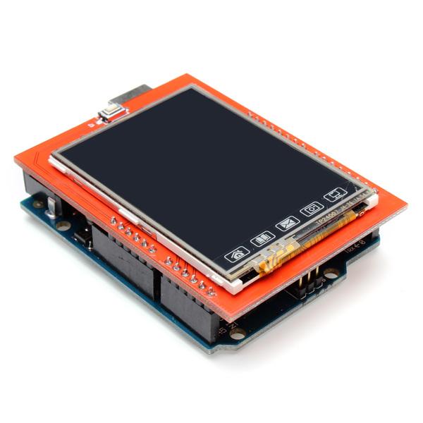2.4 inch TFT touch Screen LCD Arduino Shield จอแสดงผล LCD สำหรับ Arduino