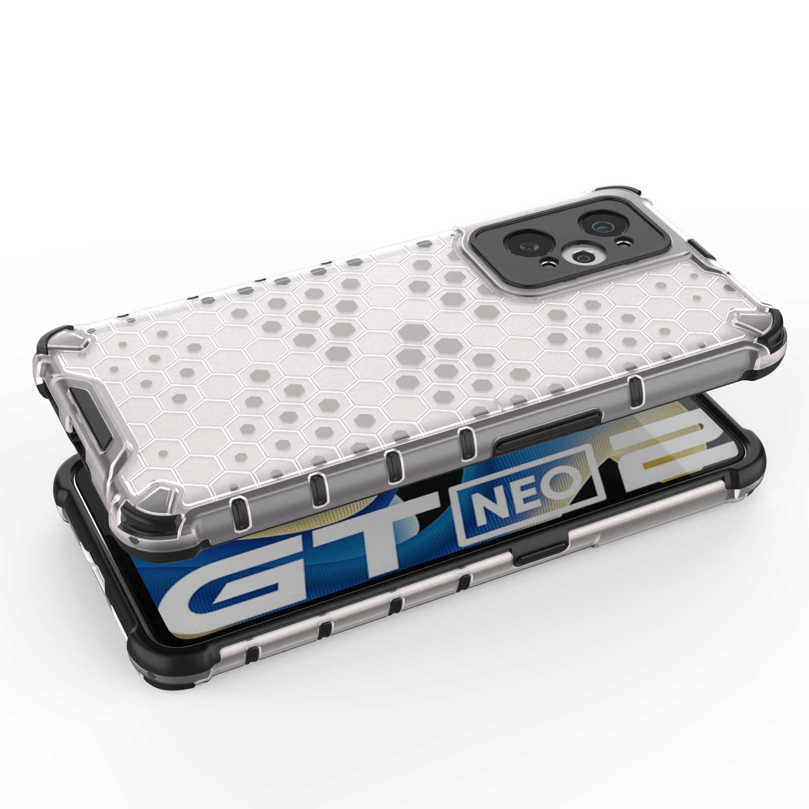 เคส realme GT Neo2 ลายรังผึ้งกันกระแทกได้