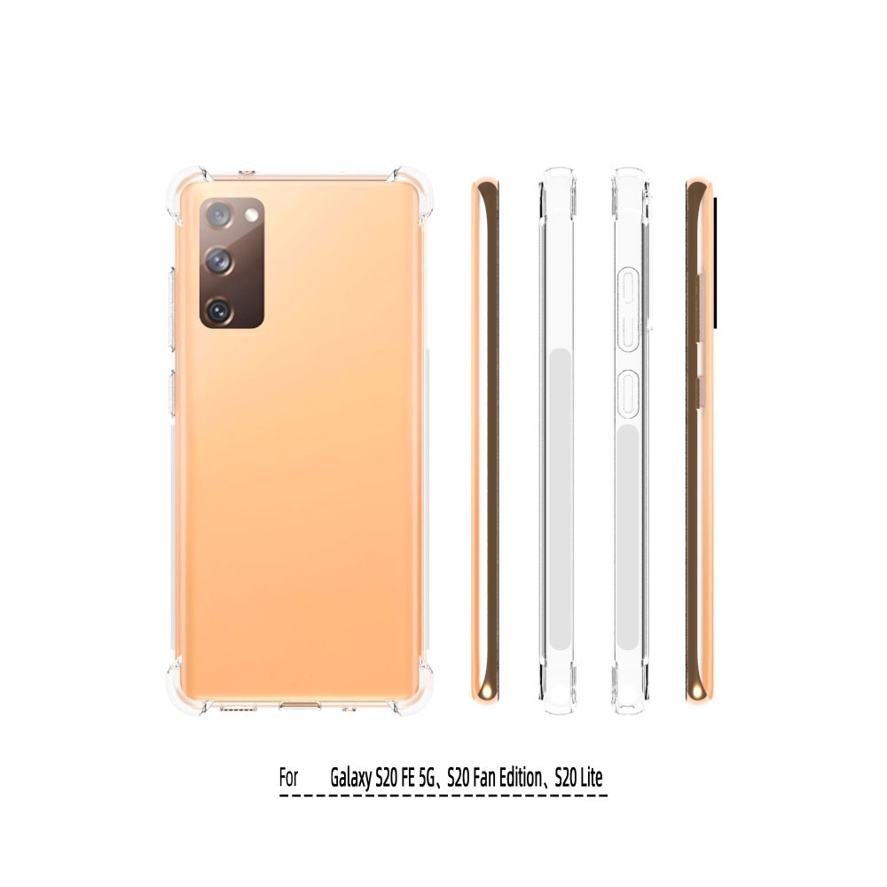 เคส Samsung Galaxy S20 FE 5G แบบ TPU ใสเสริมขอบและมุมกันกระแทก