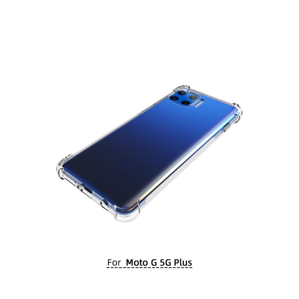 เคส Motorola Moto G 5G Plus แบบ TPU ใสเสริมขอบและมุมกันกระแทกหนา 1.5 mm.