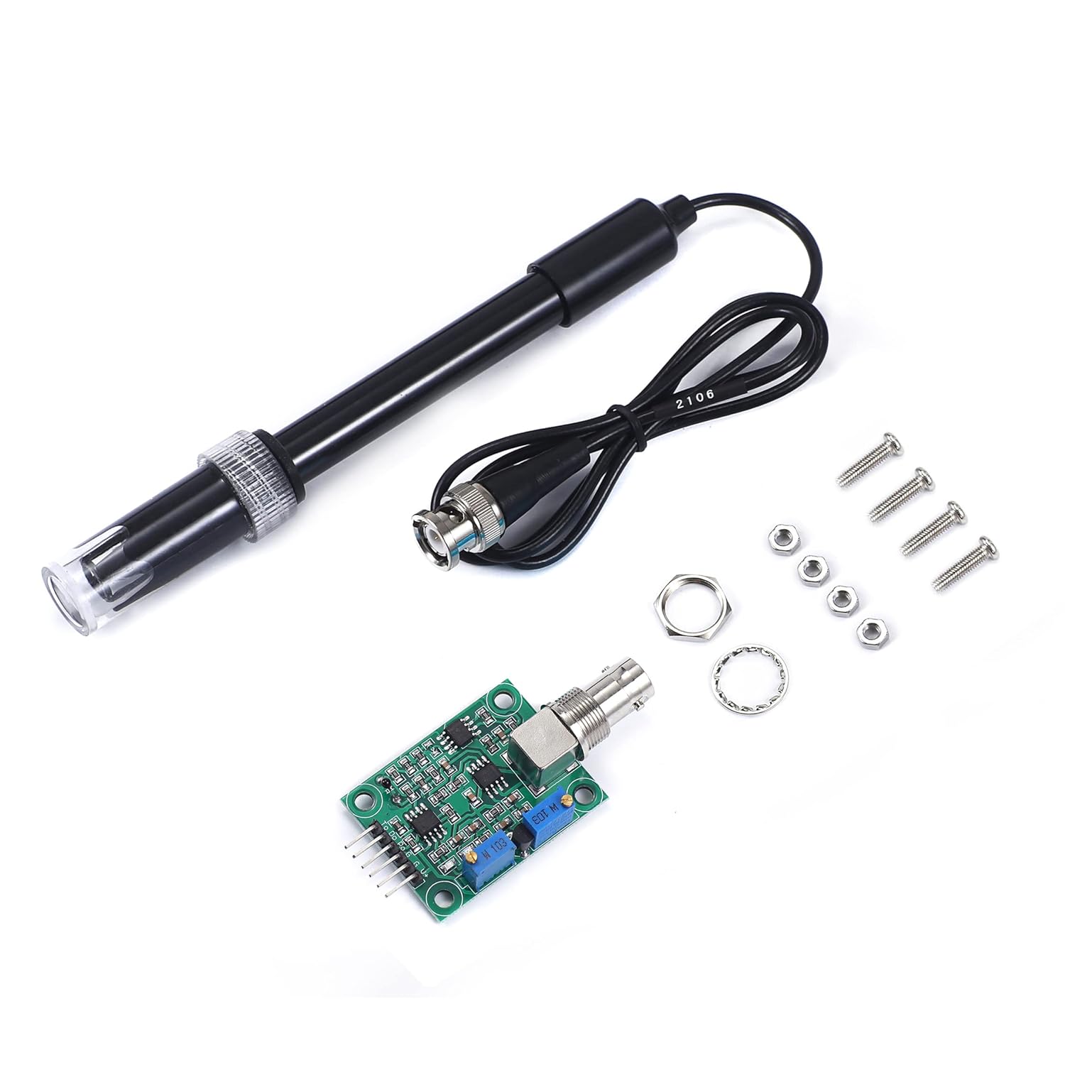 pH Sensor เซนเซอร์วัดค่า pH 0-14 วัดความเป็นกรด-ด่าง สำหรับ Arduino