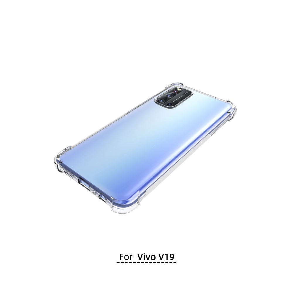 เคส Vivo V19 แบบ TPU ใสเสริมขอบและมุมกันกระแทก