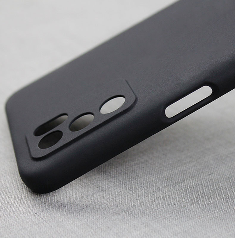 เคส OPPO A16 แบบ TPU บางอ่อนเรียบ สีดำ