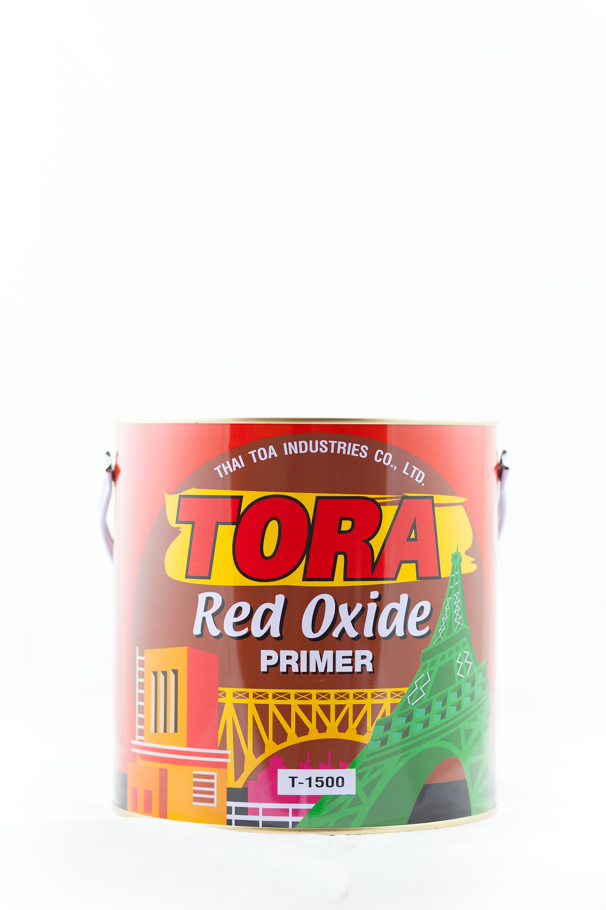 สีรองพื้นกันสนิมโตร่า Tora Red Oxide Primer (สีเทา)