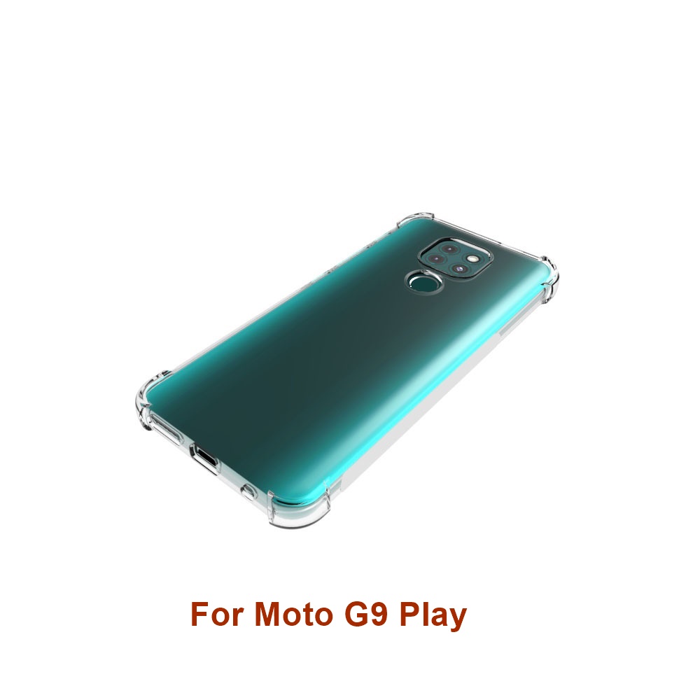 เคส Motorola Moto G9 Play แบบ TPU ใสเสริมขอบและมุมกันกระแทกหนา 1.5 mm.