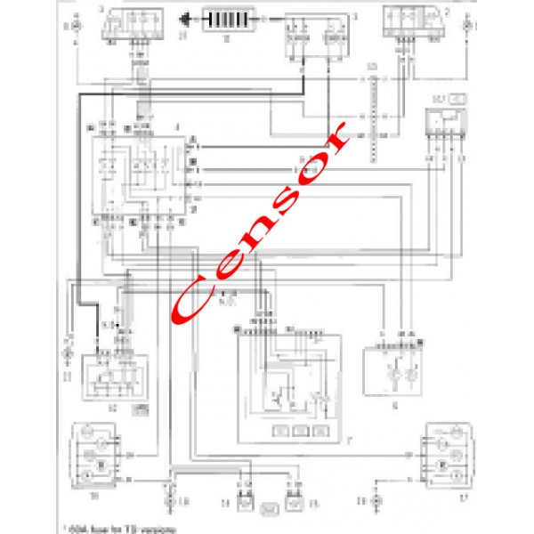 CD คู่มือซ่อม (service & repair manual) WIRING DIAGRAM FIAT BRAVO ปี 1997-1998