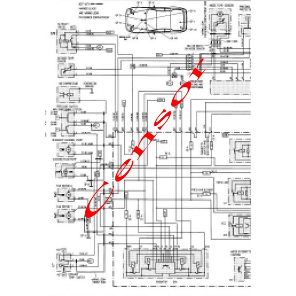 CD คู่มือซ่อม WIRING DIAGRAM PORSCHE 968