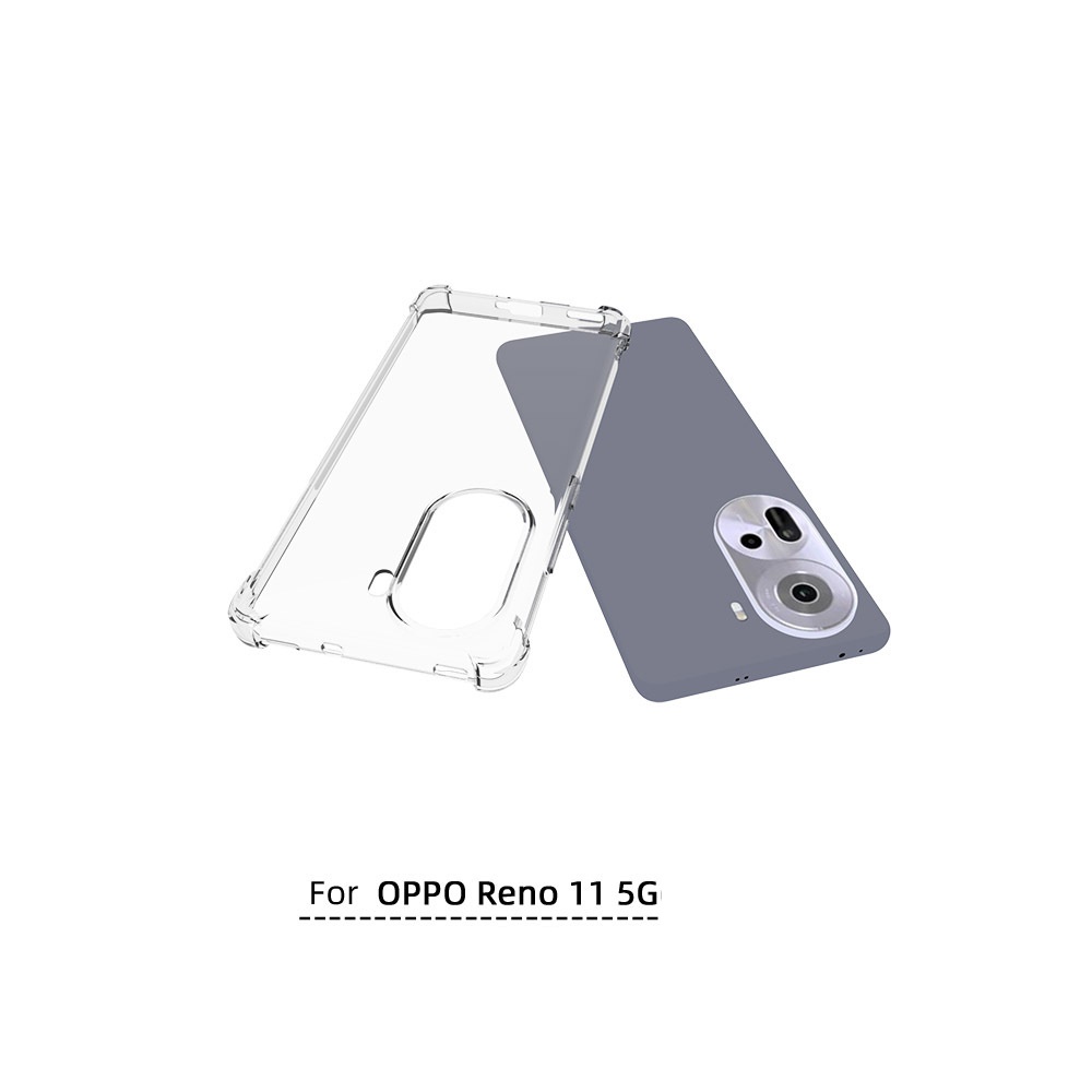 เคส OPPO Reno11 5G แบบ TPU ใสเสริมขอบและมุมกันกระแทก