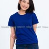 เสื้อยืด คอกลม แขนสั้น สีน้ำเงิน Size S
