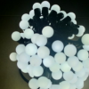 ส่งฟรี ไฟเชอรี่led ไฟปิงปองled 100 ลูก : ขนาด 2.2 ซม - สีขาว /Ping pong ball led 100 leds : 2.2 cm. size - White
