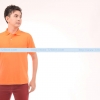 เสื้อโปโล TK แขนสั้น ทรงตรง สีส้ม Size XL