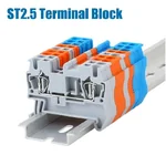 ST2.5 Spring DIN Rail Terminal Block ST เทอร์มินอล