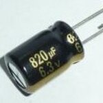 6.3V820UF (8MMX12MM)