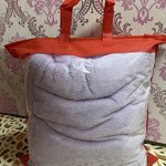 ถุงผ้าสปันบอนด์ มีซิป ใส่ผ้าห่ม ใส่เสื้อผ้า ใส่ตุ๊กตา 45x45cm / 45x47cm