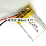 3.7V 600mah 602535