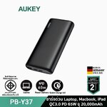 AUKEY PB-Y37 พาวเวอร์แบงค์ PowerPlus Sprint 20,000 mAh PD 65W PD USB-C With QC 3.0