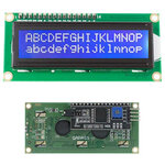 จอแสดงผล 1602 LCD (Blue Screen) 16x2 LCD พร้อมบัดกรี I2C Adapter