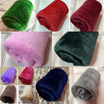 ผ้าห่มนาโนสีล้วน สีพื้น ผืนเล็ก พกพา 3.5 ฟุต 100x160cm ส่งด่วนฟรี