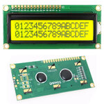 1602 LCD (Yellow Screen) 16x2 LCD