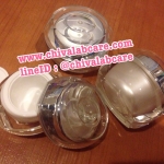 กระปุกครีม อคิลิค ทรงรี ขนาด 10 กรัม จำนวน 100 ชิ้น