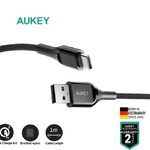 สายชาร์จ Type-C AUKEY CB-CD44 Nylon Cable USB-A to USB-C 200cm