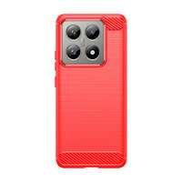 เคส Xiaomi 14T / 14T Pro แบบ TPU กันกระแทก สีส้มแดง