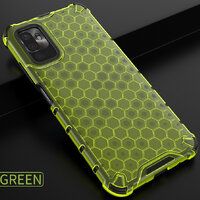 เคส Xiaomi Redmi Note 10 5G ลายรังผึ้งกันกระแทกได้ เขียว