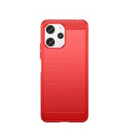 เคส Redmi 12 4G ผลิตจาก TPU กันกระแทกได้ (VICKIE) สีแดง