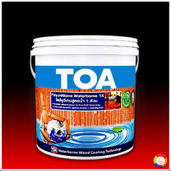 TOA Polyurethane Waterborne ทีโอเอ โพลียูรีเทน สูตรน้ำ ชนิดเงา สำหรับภายใน