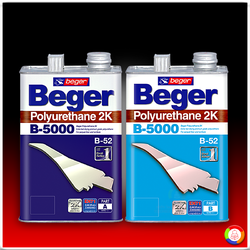 Beger B-5000 Polyurethane 2K สีเบเยอร์ โพลียูรีเทน ระบบ 2 ส่วน B-5000