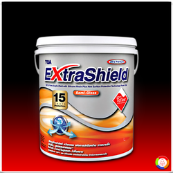 TOA ExtraShield Semi-Gloss ทีโอเอ เอ็กซ์ตร้าชิลด์ สีน้ำอะคริลิก ชนิดกึ่งเงา