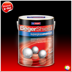 BegerShield Supergloss Enamel Universal Undercoat White Primer #B-966 สีรองพื้นไม้กันเชื้อราเบเยอร์ชิลด์ บี-966