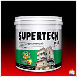 SUPERTECH Plus Matt for Interior ซุปเปอร์เทค พลัส สีน้ำอะคริลิกชนิดด้าน สําหรับภายใน