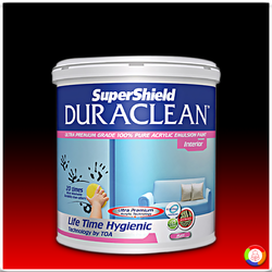SuperShield Duraclean Matt ซุปเปอร์ชิลด์ ดูราคลีน สีน้ำอะคริลิก ชนิดด้าน