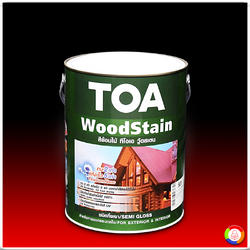 TOA WoodStain Semi-Gloss สีย้อมไม้ ทีโอเอ วู้ดสเตน ชนิดกึ่งเงา