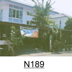 บ้านเดี่ยว2ชั้น 52.2ตรว. ตำบล : พิมลราช อำเภอ : บางบัวทอง จังหวัด : นนทบุรี N189
