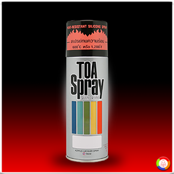 Toa Heat-Resistant Silicone Spray ทีโอเอ สีสเปรย์ทนความร้อน